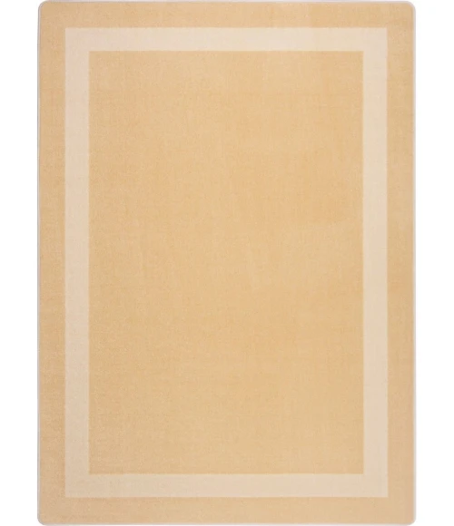 Joy Carpets Kid Essentials Sandstone Portrait 5ft.4in. x 7ft.8in. Rect. Rug