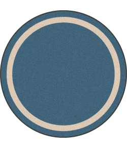 Joy Carpets Kid Essentials Seaside Portrait 5ft.4in. Round Rug