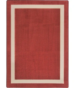 Joy Carpets Kid Essentials Wine Portrait 10ft.9in. x 13ft.2in. Oval Rug