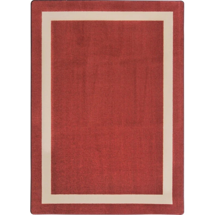 Joy Carpets Kid Essentials Wine Portrait 7ft.7in. Round Rug