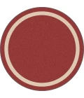 Joy Carpets Kid Essentials Wine Portrait 10ft.9in. x 13ft.2in. Oval Rug