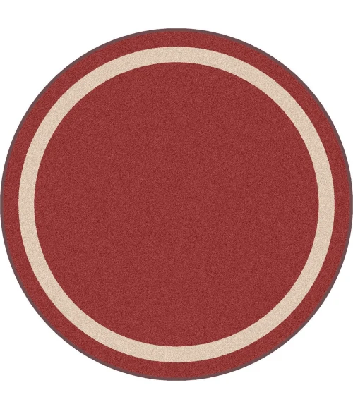 Joy Carpets Kid Essentials Wine Portrait 10ft.9in. x 13ft.2in. Oval Rug
