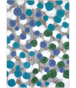 Joy Carpets First Take Peacock Posy Grove 10ft.9in. x 13ft.2in. Rect. Rug