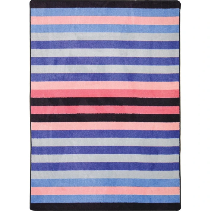 Joy Carpets Summer Solstice Multi Purple Lei 7ft.8in. x 10ft.9in. Rect. Rug