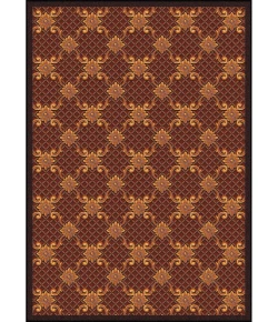 Joy Carpets Any Day Matinee Burgundy Queen Anne 7ft.8in. x 10ft.9in. Rect. Rug