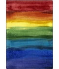 Joy Carpets Kid Essentials Rainbow Rainbow Magic 5ft.4in. x 7ft.8in. Rect. Rug