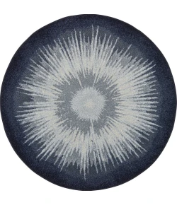 Joy Carpets Kid Essentials Night Sky Rare Earth 7ft. 7in. Round Rug