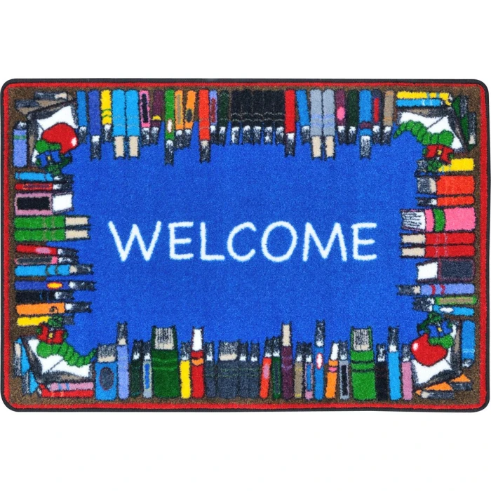 Joy Carpets Kid Essentials Multi Read & Learn 2ft.8in. x 3ft.10in. Rect. Rug