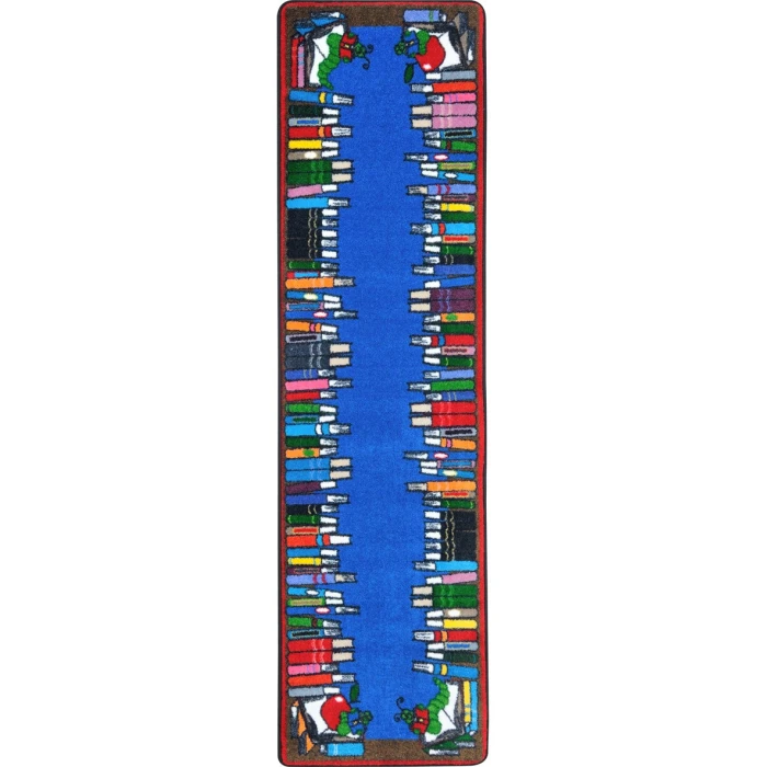 Joy Carpets Kid Essentials Multi Read & Learn 2ft.1in. x 7ft.8in. Rect. Rug