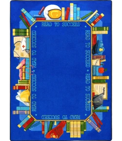 Joy Carpets Kid Essentials Multi Read to Succeed 5ft.4in. x 7ft.8in. Rect. Rug