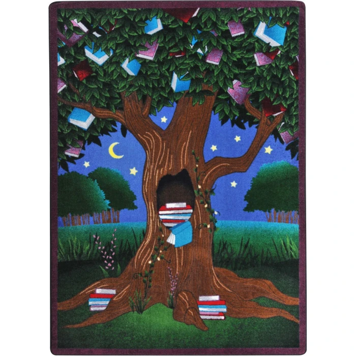 Joy Carpets Kid Essentials Multi Reading Tree 10ft.9in. x 13ft.2in. Rect. Rug