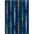 Joy Carpets Kid Essentials Citrus Recoil 7ft.8in. x 10ft.9in. Rect. Rug