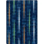 Joy Carpets Kid Essentials Citrus Recoil 7ft.8in. x 10ft.9in. Rect. Rug