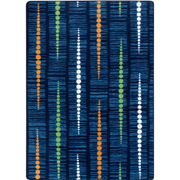 Joy Carpets Kid Essentials Citrus Recoil 5ft.4in. x 7ft.8in. Rect. Rug