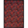 Joy Carpets Any Day Matinee Burgundy Reeling 10ft.9in. x 13ft.2in. Rect. Rug