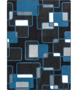 Joy Carpets Kid Essentials Sapphire Reflex 5ft.4in. x 7ft.8in. Rect. Rug