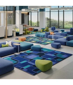 Joy Carpets Kid Essentials Violet Reflex 5ft.4in. x 7ft.8in. Rect. Rug