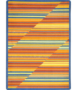 Joy Carpets Kid Essentials Sunset Rhythm 10ft.9in. x 13ft.2in. Rect. Rug