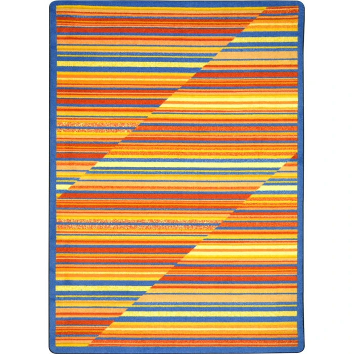 Joy Carpets Kid Essentials Sunset Rhythm 3ft.10in. x 5ft.4in. Rect. Rug