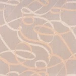 Joy Carpets Playful Patterns Beige Ribbons 7ft.8in. x 10ft.9in. Rect. Rug