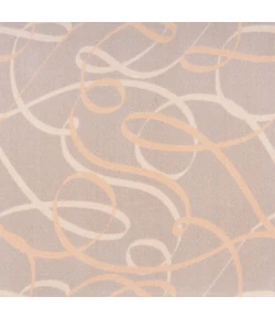 Joy Carpets Playful Patterns Beige Ribbons 7ft.8in. x 10ft.9in. Rect. Rug