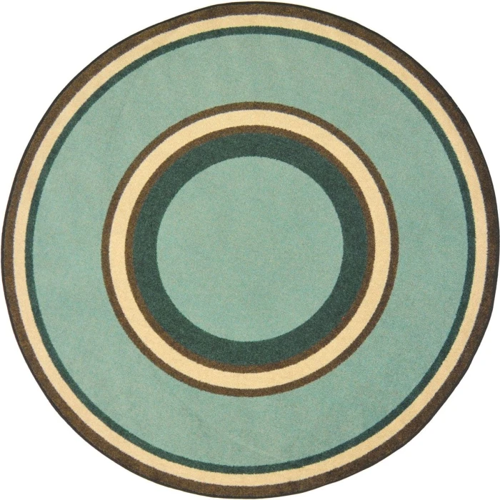 Joy Carpets Kid Essentials Woodland Ripples 7ft.8in. x 10ft.9in. Oval Rug