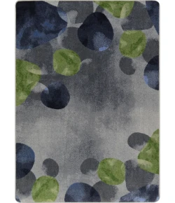 Joy Carpets Kid Essentials Gray Riverstone 13ft.2in. Round Rug