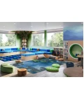 Joy Carpets Kid Essentials Blue Riverstone 10ft. 9in. x 13ft. 2in. Rect. Rug