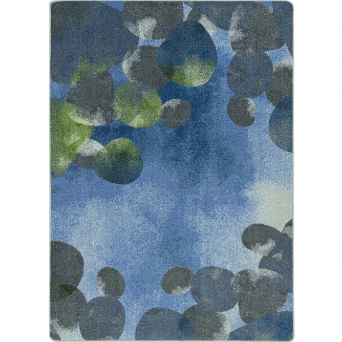 Joy Carpets Kid Essentials Blue Riverstone 10ft. 9in. x 13ft. 2in. Rect. Rug