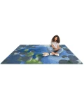 Joy Carpets Kid Essentials Blue Riverstone 10ft. 9in. x 13ft. 2in. Rect. Rug