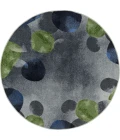 Joy Carpets Kid Essentials Gray Riverstone 5ft.4in. Round Rug