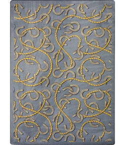 Joy Carpets Kaleidoscope Federal Blue Rodeo 7ft.8in. x 10ft.9in. Rect. Rug