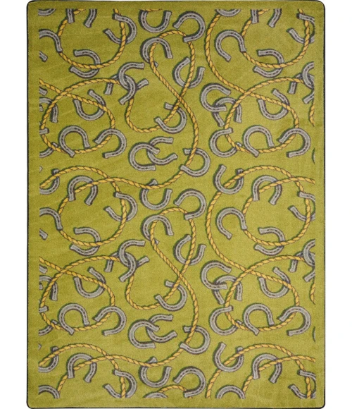 Joy Carpets Kaleidoscope Olive Rodeo 10ft.9in. x 13ft.2in. Rect. Rug