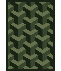 Joy Carpets Kaleidoscope Black Rooftop 3ft.10in. x 5ft.4in. Rect. Rug