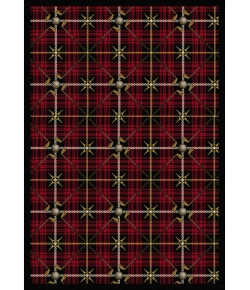 Joy Carpets Games People Play Lumberjack Red Saint Andrews 7ft.8in. x 10ft.9in. Rect. Rug