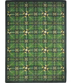 Joy Carpets Games People Play Pine Saint Andrews 7ft.8in. x 10ft.9in. Rect. Rug