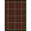 Joy Carpets Games People Play Tartan Green Saint Andrews 3ft.10in. x 5ft.4in. Rect. Rug