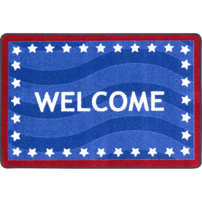 Joy Carpets Kid Essentials Multi Pride of Country 2ft. 8in. x 3ft. 10in. Rect. Rug