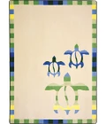 Joy Carpets Summer Solstice Multi Sea Turtle Cove 5ft.4in. x 7ft.8in. Rect. Rug