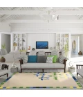 Joy Carpets Summer Solstice Multi Sea Turtle Cove 5ft.4in. x 7ft.8in. Rect. Rug