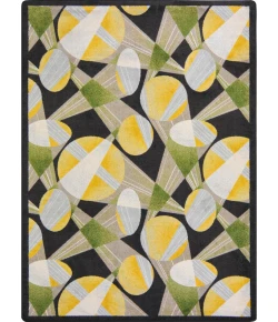 Joy Carpets Any Day Matinee Brown Searchlight 5ft.4in. x 7ft.8in. Rect. Rug