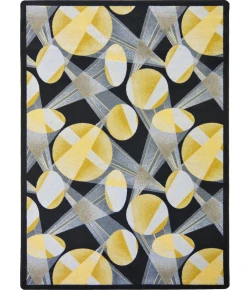 Joy Carpets Any Day Matinee Charcoal Searchlight 7ft.8in. x 10ft.9in. Rect. Rug