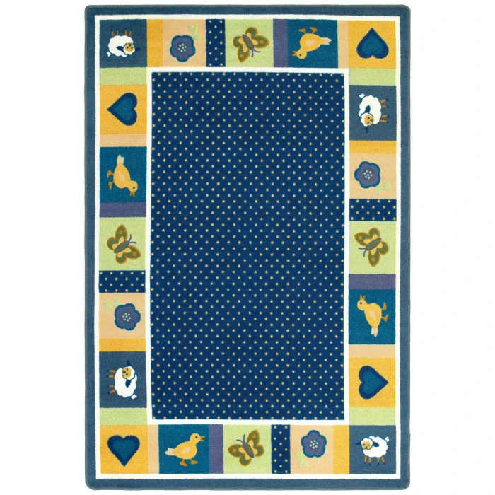 Joy Carpets Kid Essentials Bold Seeing Spots 7ft.8in. x 10ft.9in. Rect. Rug