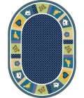 Joy Carpets Kid Essentials Bold Seeing Spots 3ft.10in. x 5ft.4in. Oval Rug