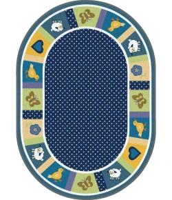 Joy Carpets Kid Essentials Bold Seeing Spots 13ft.2in. Round Rug