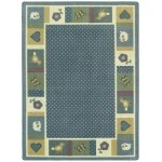 Joy Carpets Kid Essentials Soft Seeing Spots 7ft.8in. x 10ft.9in. Rect. Rug
