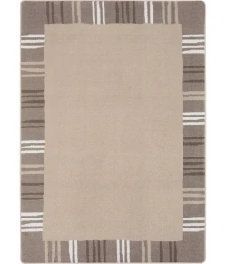Joy Carpets Kid Essentials Neutral Seeing Stripes 10ft.9in. x 13ft.2in. Rect. Rug