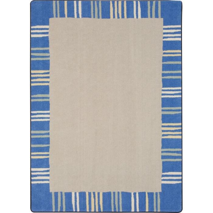 Joy Carpets Kid Essentials Pastel Seeing Stripes 10ft.9in. x 13ft.2in. Rect. Rug