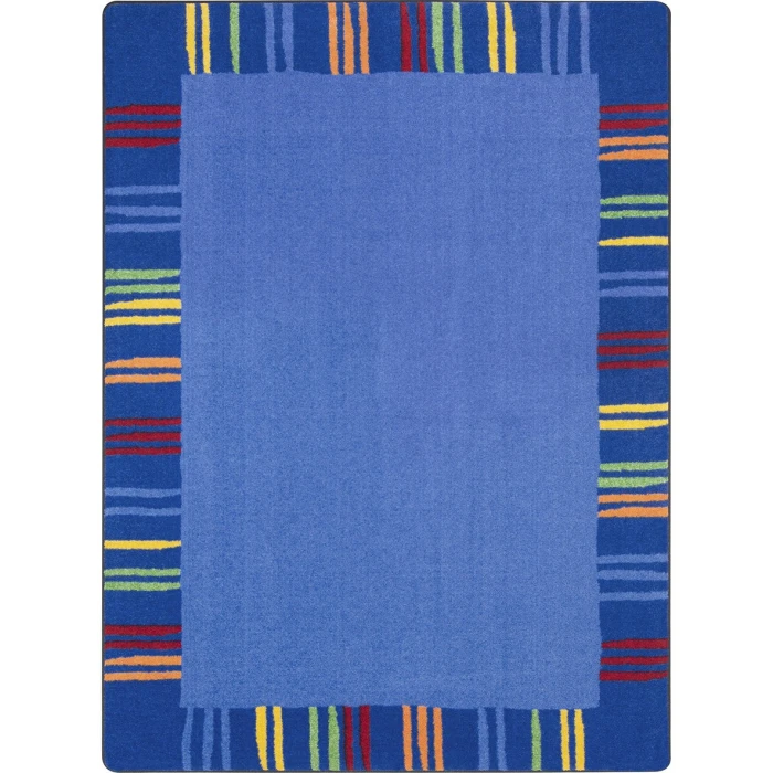 Joy Carpets Kid Essentials Rainbow Seeing Stripes 10ft.9in. x 13ft.2in. Rect. Rug