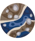 Joy Carpets Kid Essentials Multi Serenity Brook 5ft. 4in. Round Rug